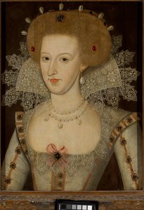 Danimarkalı Anne, James I ve VI Kraliçesi (1574-1619) by Marcus the Younger (circle of) Gheeraerts
