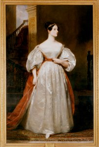 Kontes Augusta Ada Lovelace 1815-1852, İngiliz matematikçi ve yazar by Margaret Carpenter