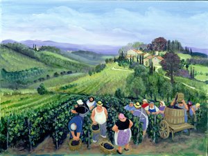 Chianti Manzarası (tuval üzerine yağlıboya)