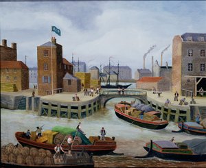 Regent#39;s Canal Dock#39;a giriş by Margaret Loxton