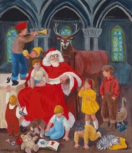 Noel arifesinde Noel Baba by Margaret Loxton
