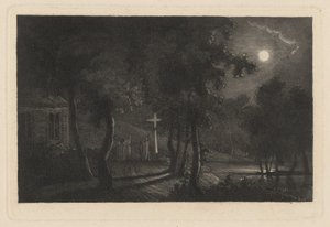 Moonlight tarafından Lakeside Şapeli by Maria Anna Fischer
