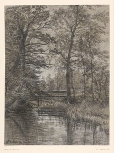 Ormandaki gölet by Maria Bilders van Bosse (signed by artist)