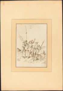 Üç Lansquenet by Maria Catharina Prestel, after Albrecht Dürer