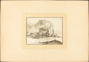 Akdeniz deniz manzarası by Maria Catharina Prestel after Thomas Wyck
