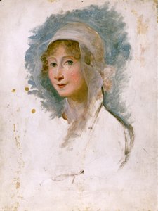 Alessandro Manzoni'nin annesi Giulia Beccaria Manzoni'nin (1762 - 1841) portresi. Maria Cosway'in (1760 - 1838) tablosu. İncil. Brera, Milano.