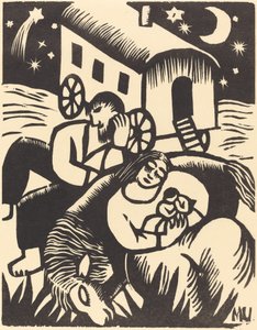 Dinlenen Çingeneler, 1918.