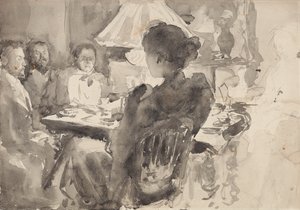 Akşam Yemeği Konuşmasından Sonra by Maria Yakunchikova