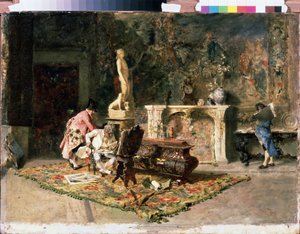 Gravür (baskı) amatörü. (Baskı Severler). Mariano Fortuny y Marsal
