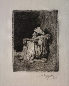 Oturan Arap by Mariano Fortuny y Marsal