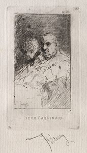 iki kardinal by Mariano Fortuny y Marsal