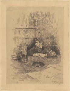 Ami Ed. Zamacois (Eduardo Zamacois ve Zabala) by Marià Fortuny