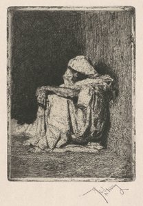 Arabe assis (Oturan Arap) by Marià Fortuny