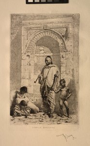 Faslı bir aile, 1862. by Mariano José María Bernardo Fortuny y Carbó