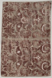 "Fortuny Painted Velvet"in Birleştirilmiş İki Paneli
