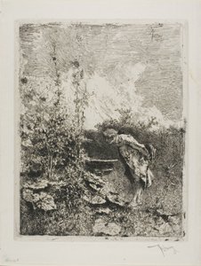 Bahçe severler by Mariano Fortuny y Marsal