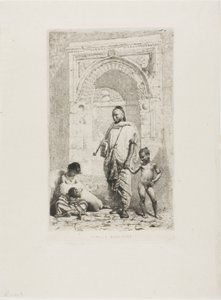 Faslı Aile by Mariano Fortuny y Marsal