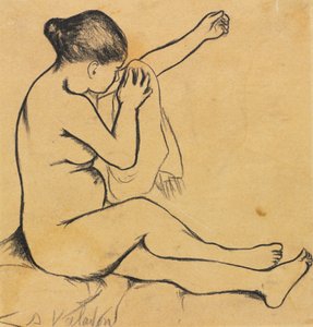 Oturan Çıplak Kadın, 1900