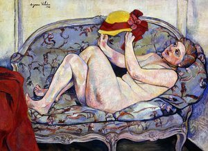 Kanepede Uzanan Çıplak; Kanepede Yatan Çıplak, 1928