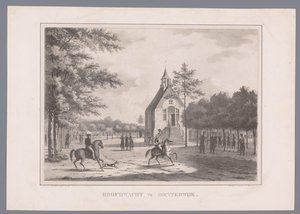 Oosterwijk'teki ana muhafızın görünümü Oisterwijk'teki ana muhafız (nesnedeki başlık) by Marinus Adrianus van Straten