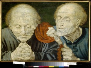 İki yaşlı adam (İki Yaşlı Adam). Marinus Claeszoon van Reymerswaele
