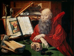 Aziz Jerome, 1547 by Marinus van Roejmerswaelen