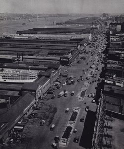 Manhattan: Batı yakası motorlu karayolu (s/b fotoğraf)