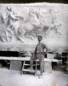 Ünlü heykeltıraş Pietro Canonica