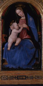 Üç Parçalı, orta panel: Enthroned Maria lactans, 1500