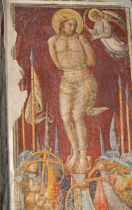 Aziz Sebastian, fresk Mariotto di Nardo, Santa Maria Maggiore Kilisesi, Floransa (UNESCO Dünya Mirası Listesi)