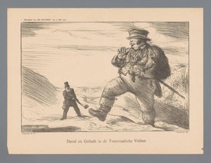 Transvaal Alanlarında David ve Goliath (nesnedeki başlık)