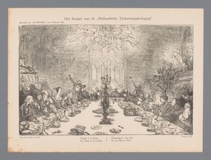 Hollandsche Drawing Company'nin Ziyafeti (nesne üzerindeki başlık)