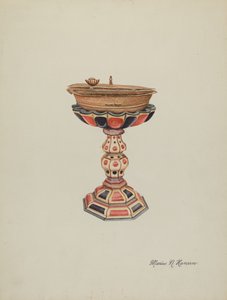 Vaftiz Yazı Tipi ve Standı, c. 1939.
