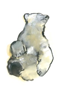 Bliss, 2015, (kağıt üzerine sulu boya) by Mark Adlington