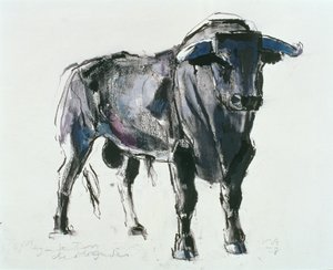 Plaza de Toros de Miajadas, 1998 (kağıt üzerinde karışık teknik)