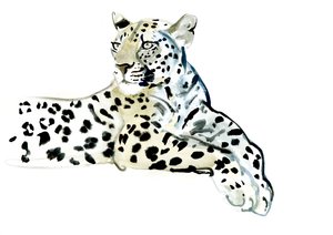 Poise, 2015, (kağıt üzerine sulu boya) by Mark Adlington