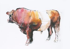Zeus (Uzaklara Bakmak) 2006 (kağıt üzerinde kömür ve conte) by Mark Adlington