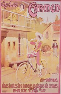 Poster reklamı Carmen bisikletleri, 19. yüzyılın sonları - 20. yüzyılın başlarında by Marodon
