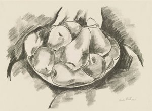 Elma ve Armut Tabağı by Marsden Hartley
