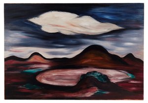 Tek Bulutlu Manzara by Marsden Hartley