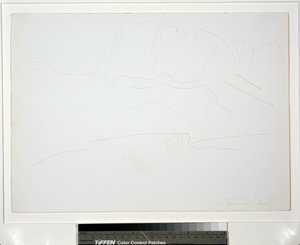 Ağaçlar ile Dağ Manzarası by Marsden Hartley