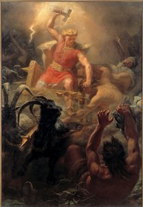 Le battle de Thor (Tor) avec les Geants - Thor