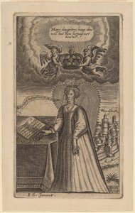 Kraliçe Elizabeth by Martin Droeshout