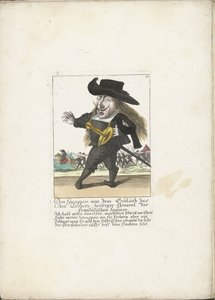 De İspanyol dwerg Don Guappos, yaklaşık 1710 Don Guappos, Fransız İspanyolların bugünkü Generali Don Kişot