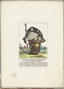 De dwerg Bartholdus Gursalkawiz, pelgrim uit Compostella olarak, yaklaşık 1710 Bartholdus Gursalkawiz, Groß Pohlen