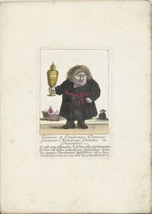 Kupalı ​​Bir Rahip Olarak Cüce Gustavus Weinberger, 1710 dolayları Panzendorf