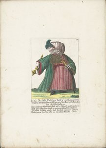 De dwerg Hali Nasili Paşa, yaklaşık 1710 Hali Nasili Paşa, kardeşi Visir Knupperli, Arshipelago