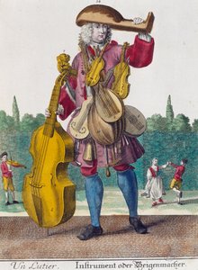 Ud çalar, Martin Engelbrecht (1684-1756), Almanya tarafından Assemblage des nouveau manevraları habiilles