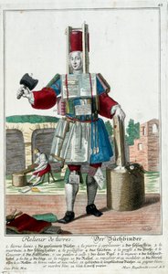 Metier: Bir kitap ciltleyici. Martin Engelbrecht (1684-1756), “Manouvries habilles