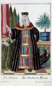 Metier : Doktor. Martin Engelbrecht (1684-1756), “Manouvries habilles'in yeni meclisi”nde gravür, 18. yüzyıl, Almanya. Paris, Dekoratif Sanatlar by Martin Engelbrecht